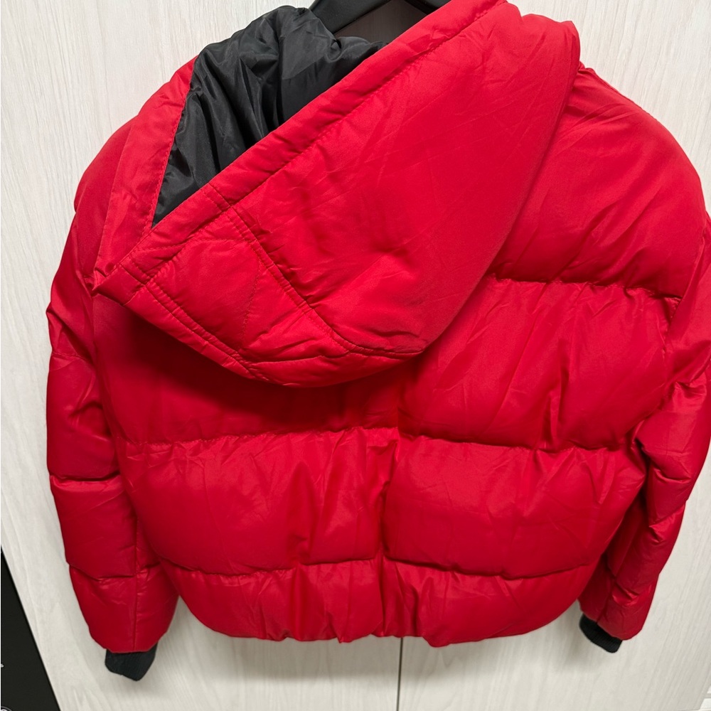 Cozy Red Puffer Jacket - Picture 4 of 4